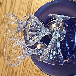 Brandy sniffer crystal glasses